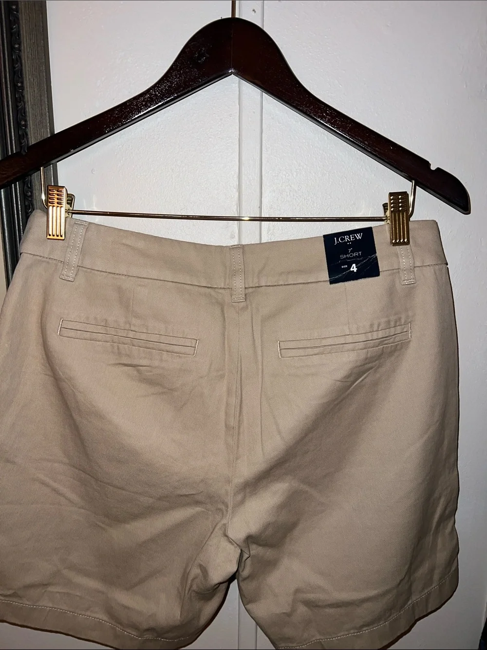 J. Crew Khaki Cotton Chino Shorts - Neutral Tan